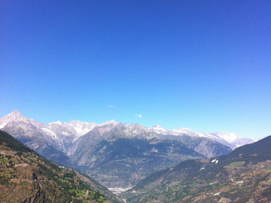 View from the Restaurant Hohtschuggen | © Restaurant Hohtschuggen