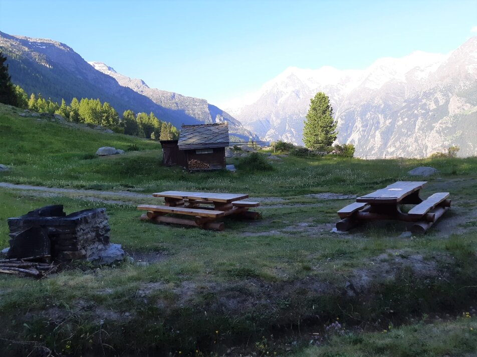 Feuerstelle Egga | © Grächen Tourismus